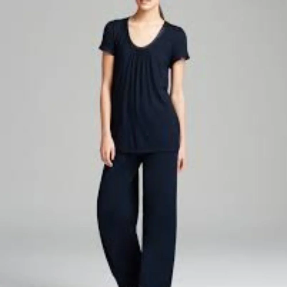 Carole Hochman Women's Midnight Super Soft Modal Sleep Shirt Black New
